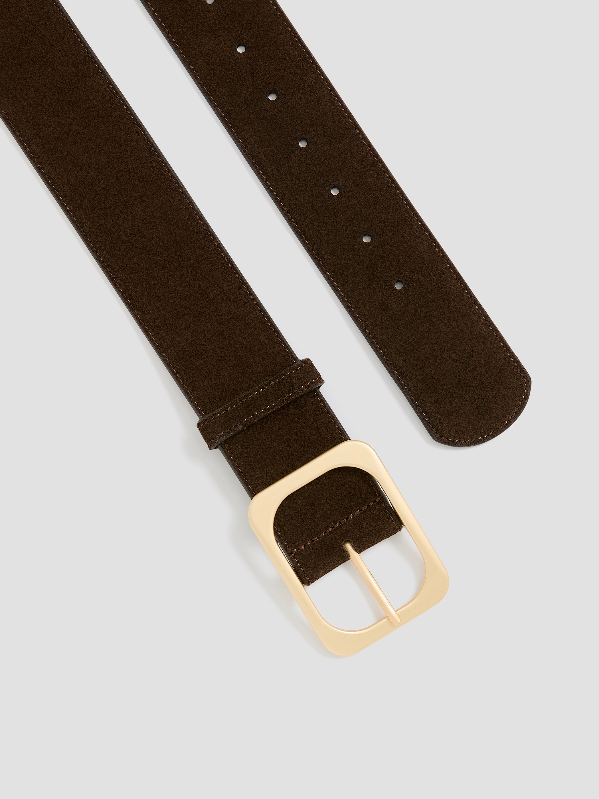 Leather and Suede Belt