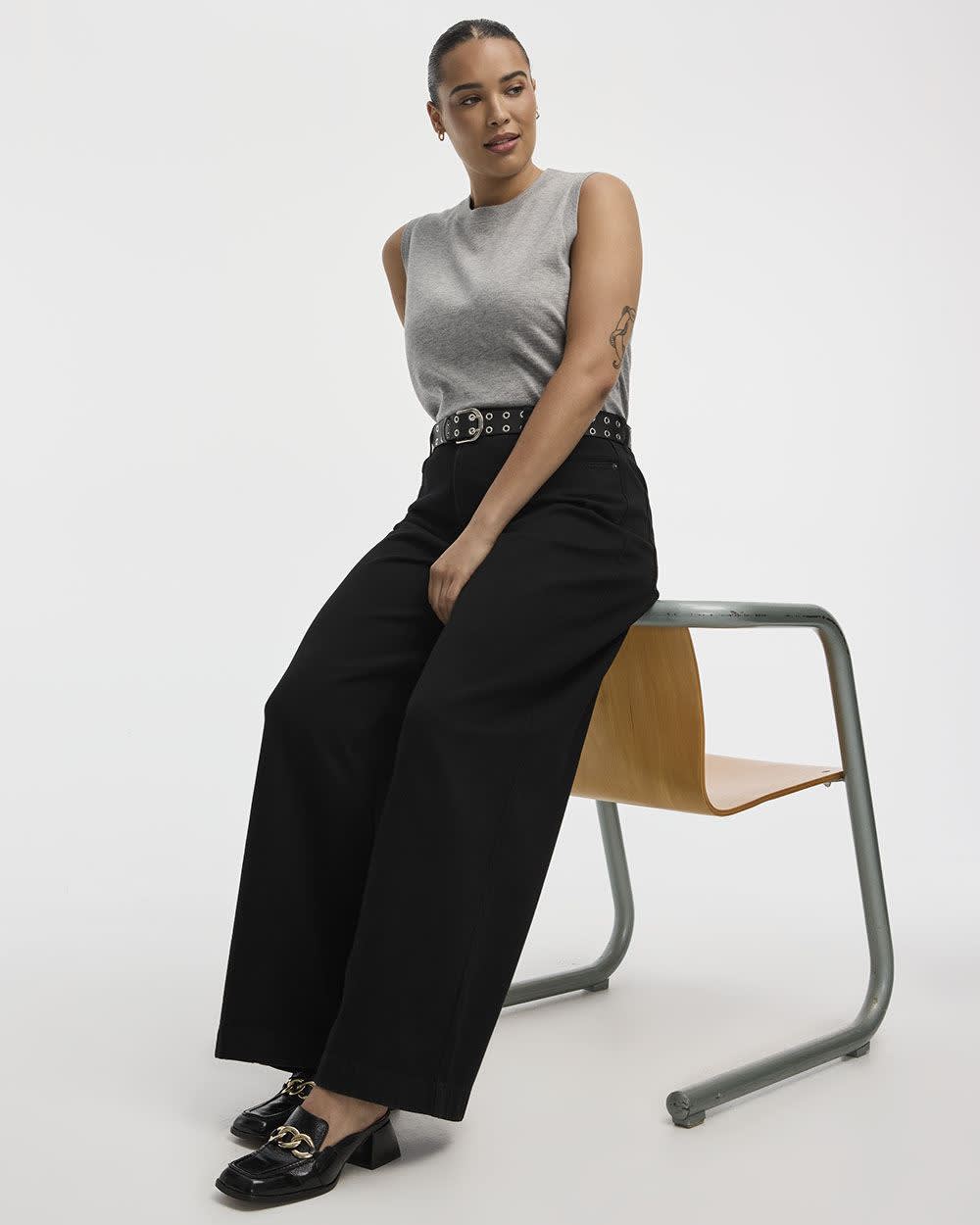 Wide-Leg High-Rise Jean - Curvy Fit