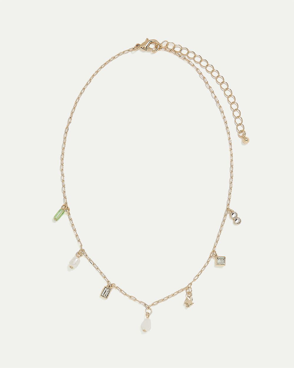 Short Necklace with Charms