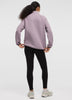 Long-Sleeve Half-Zip Mock-Neck Pullover - Hyba