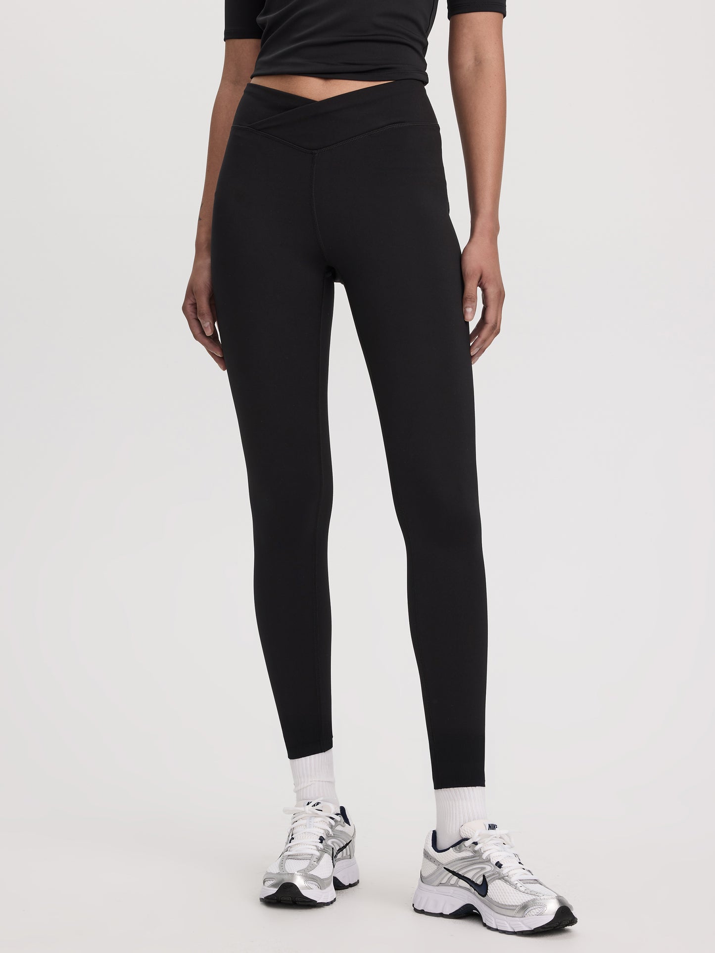 Legging with Cross-Over Waistband