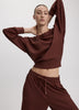 Long-Sleeve Off-the-Shoulder Top