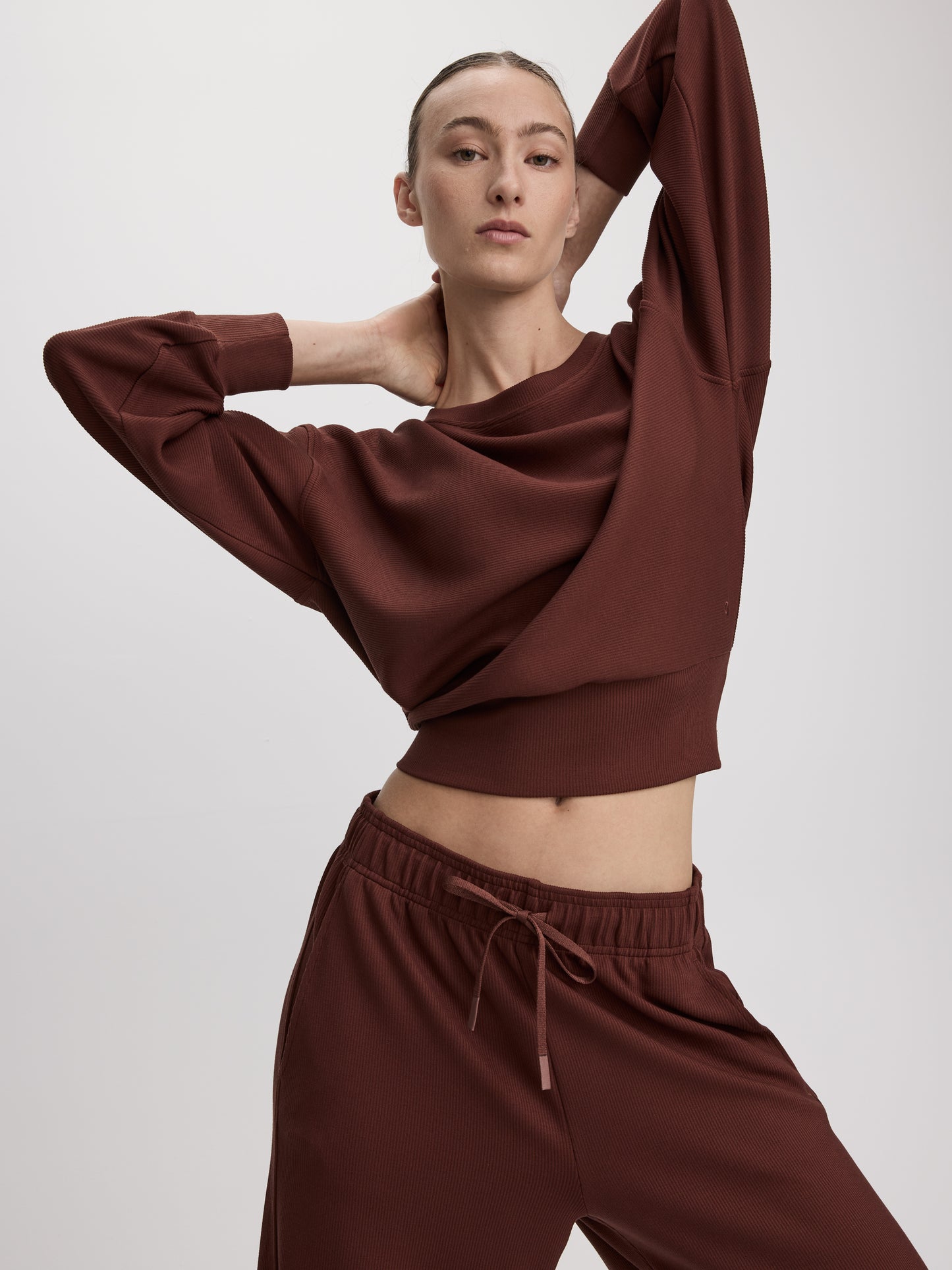 Long-Sleeve Off-the-Shoulder Top
