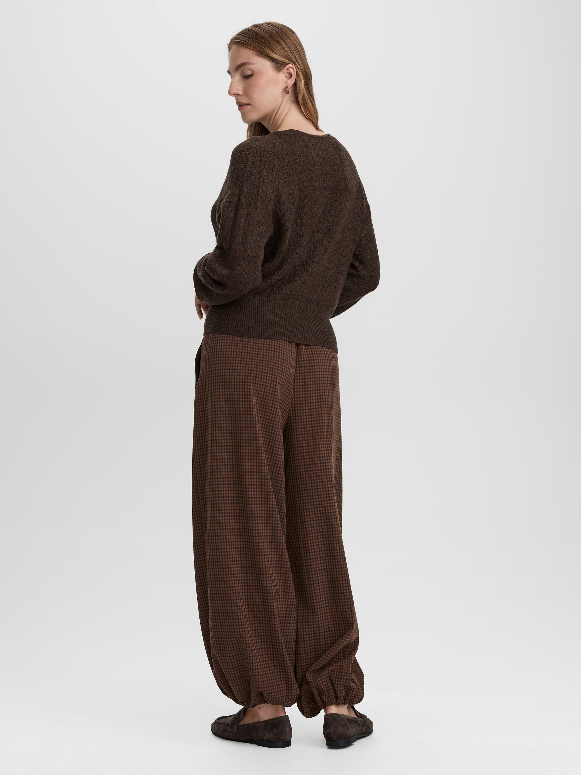 Long-Sleeve V-Neck Wrap Sweater