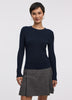 Long-Sleeve Crew-Neck Sweater
