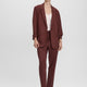 Tapered-Leg High-Rise Pants with Elastic Waistband - The Modern Stretch