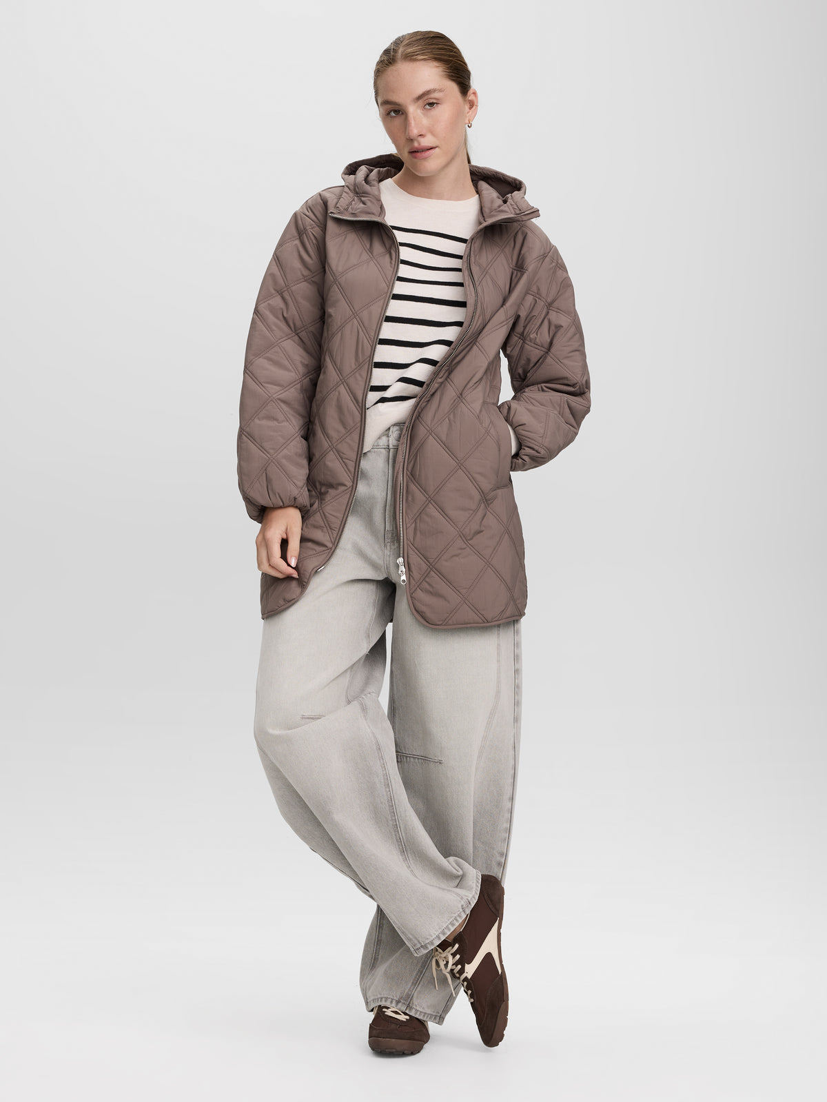 Hooded Quilted Jacket