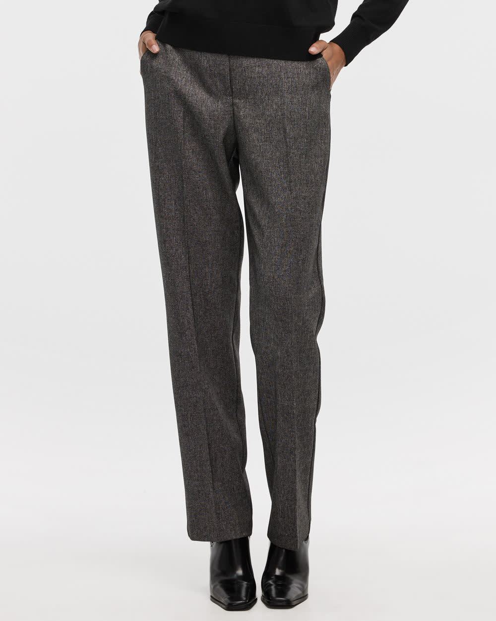 Straight-Leg High-Rise Pant