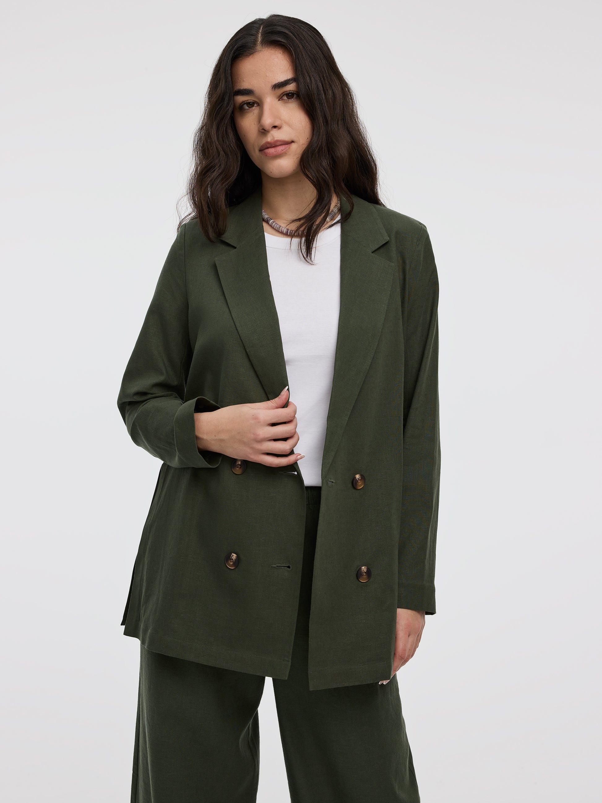 Double-Breasted Blazer