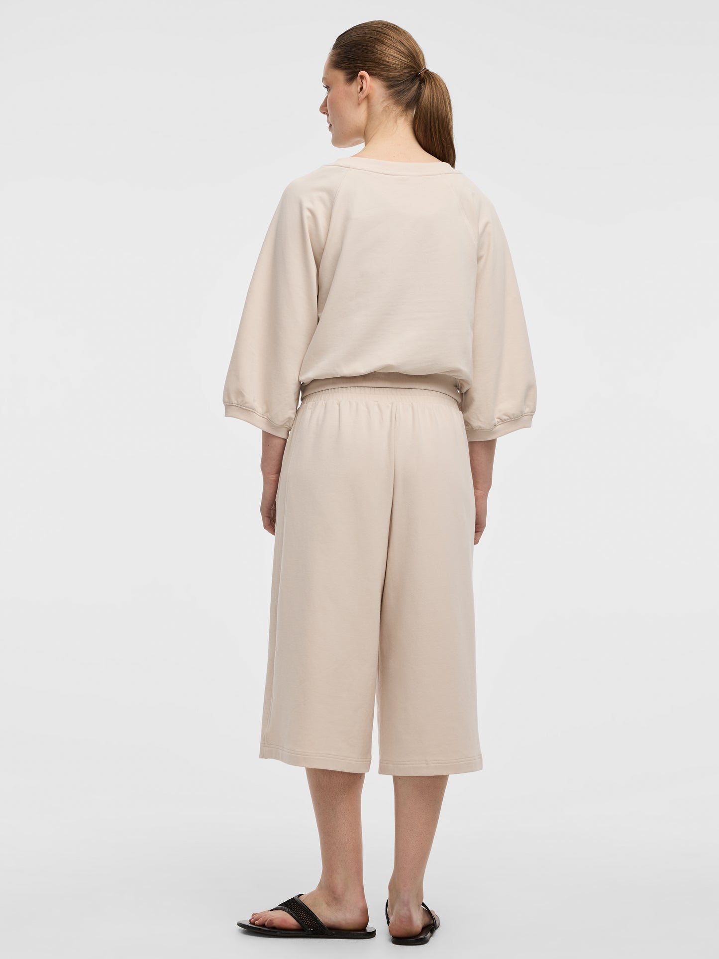 Cropped Flowy Pants