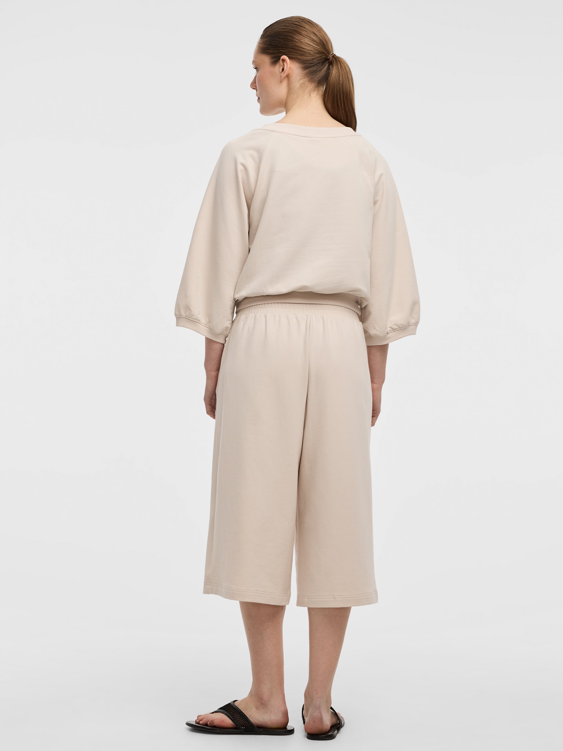 Cropped Flowy Pants