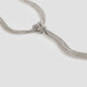 Multichain Y Necklace with Knot