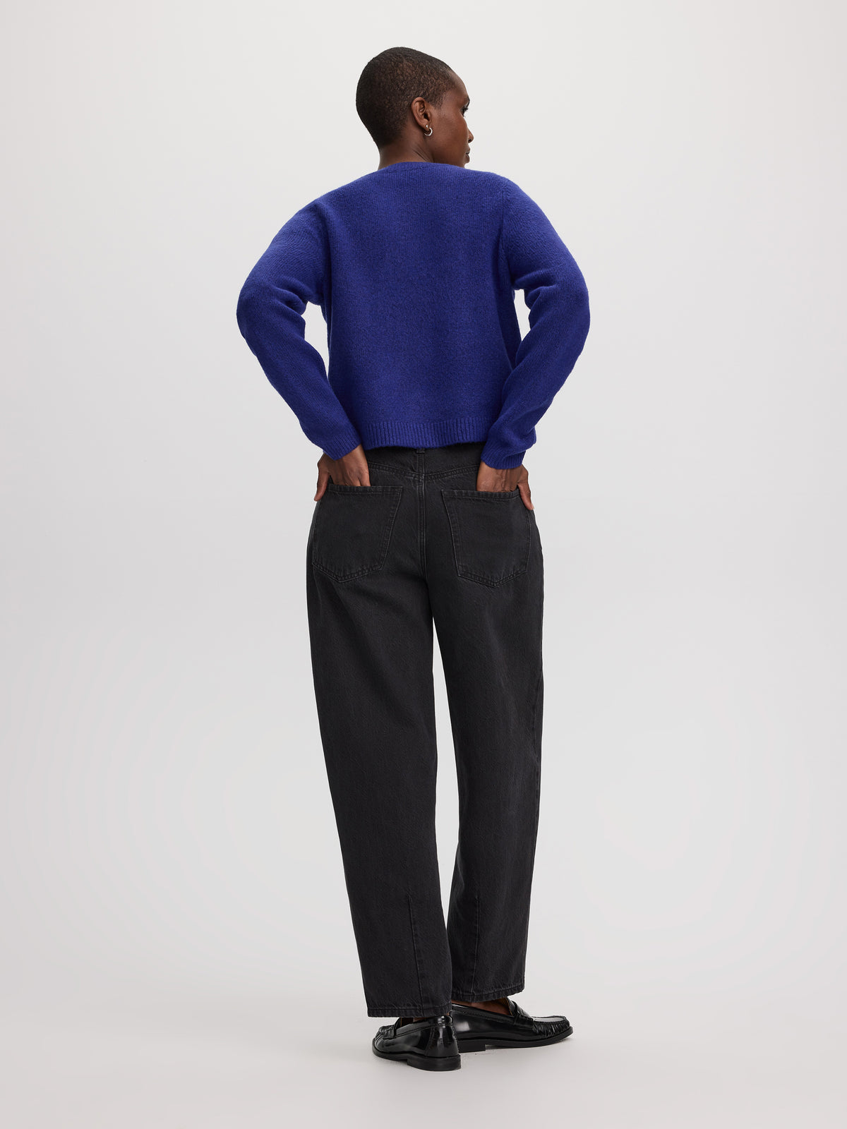 Crew-Neck Cardigan