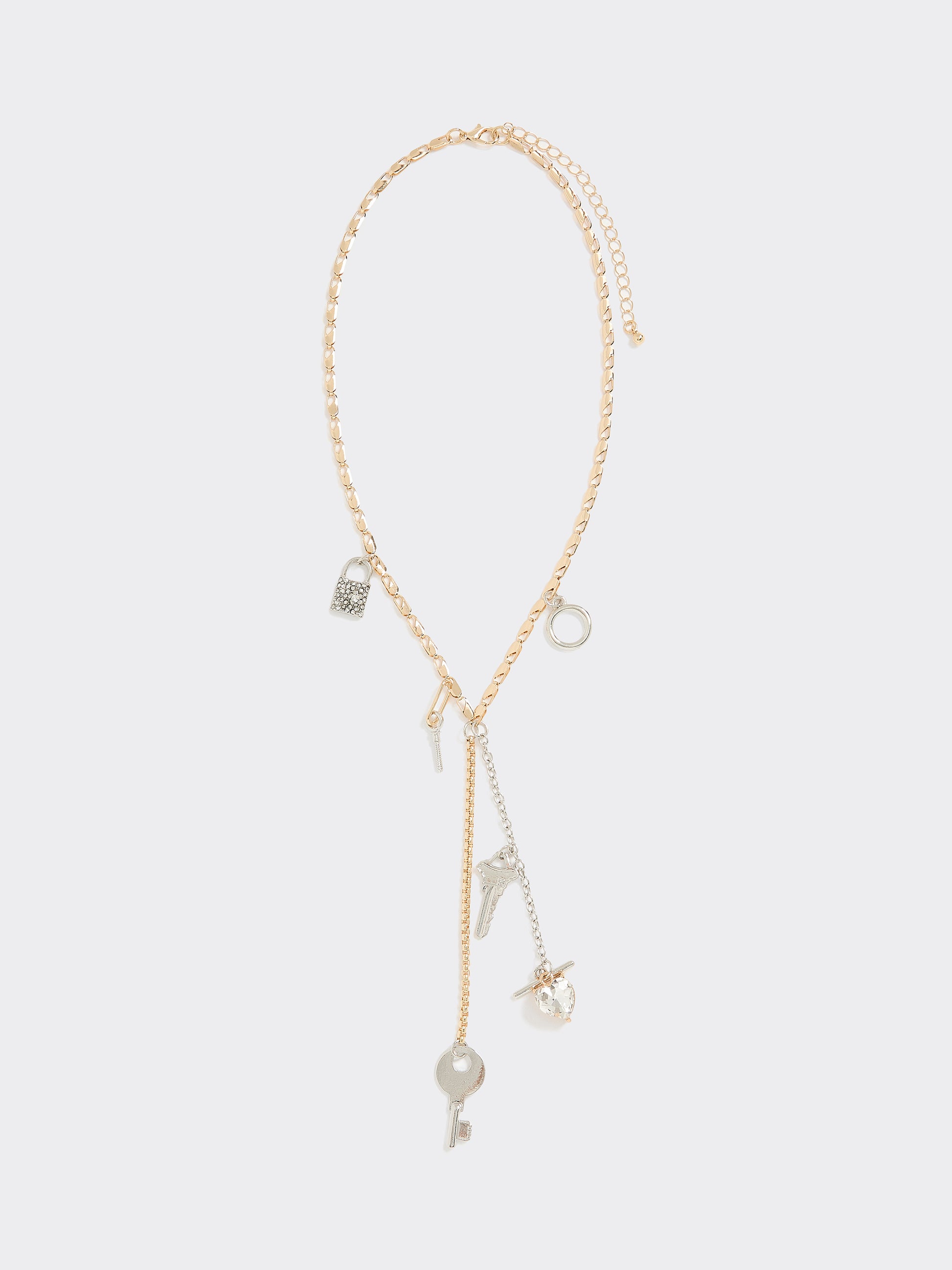 Y Necklace with Charms