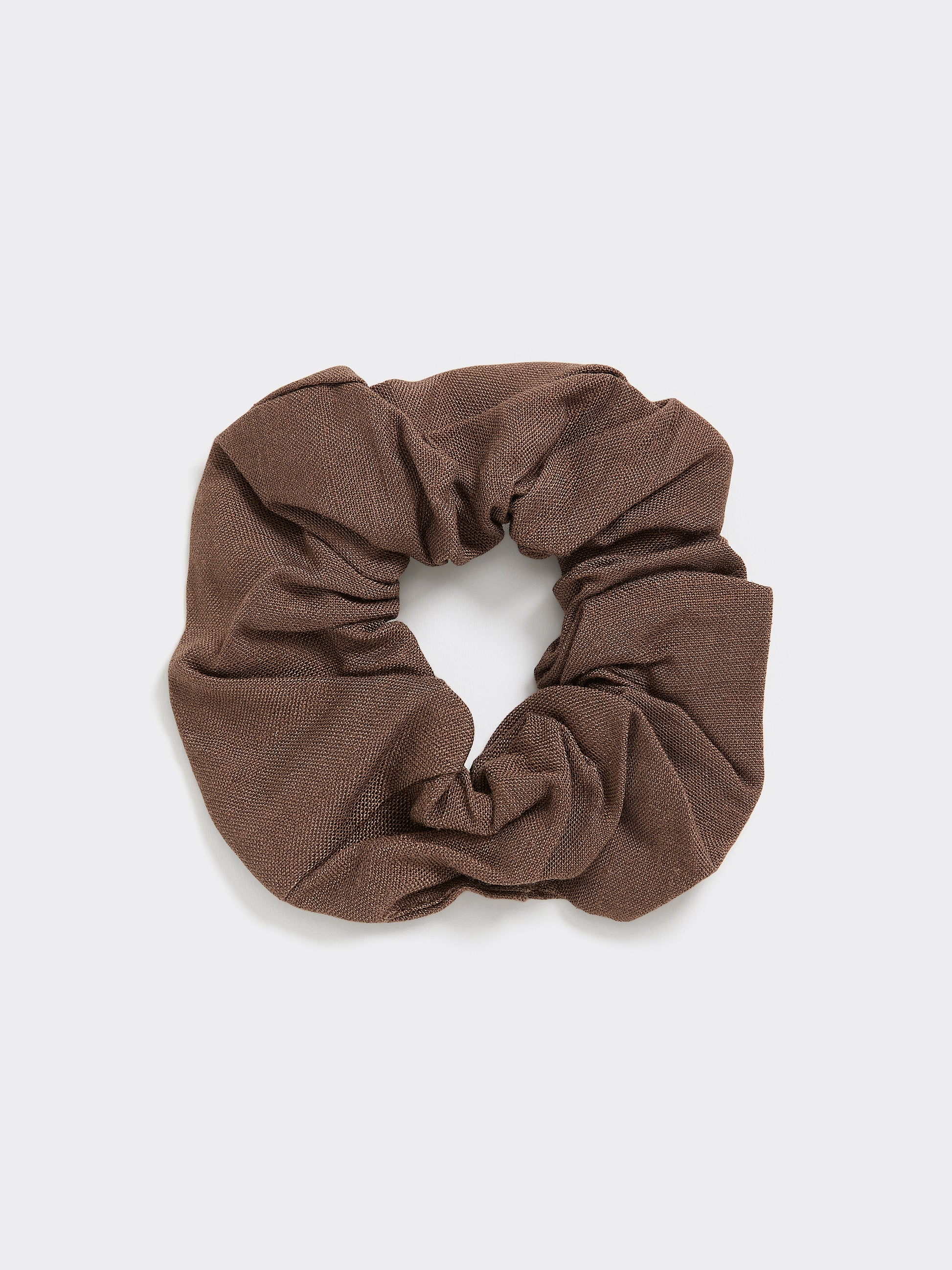 Linen-Blend Scrunchie