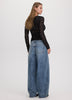 Mid-Rise Barrel Jean