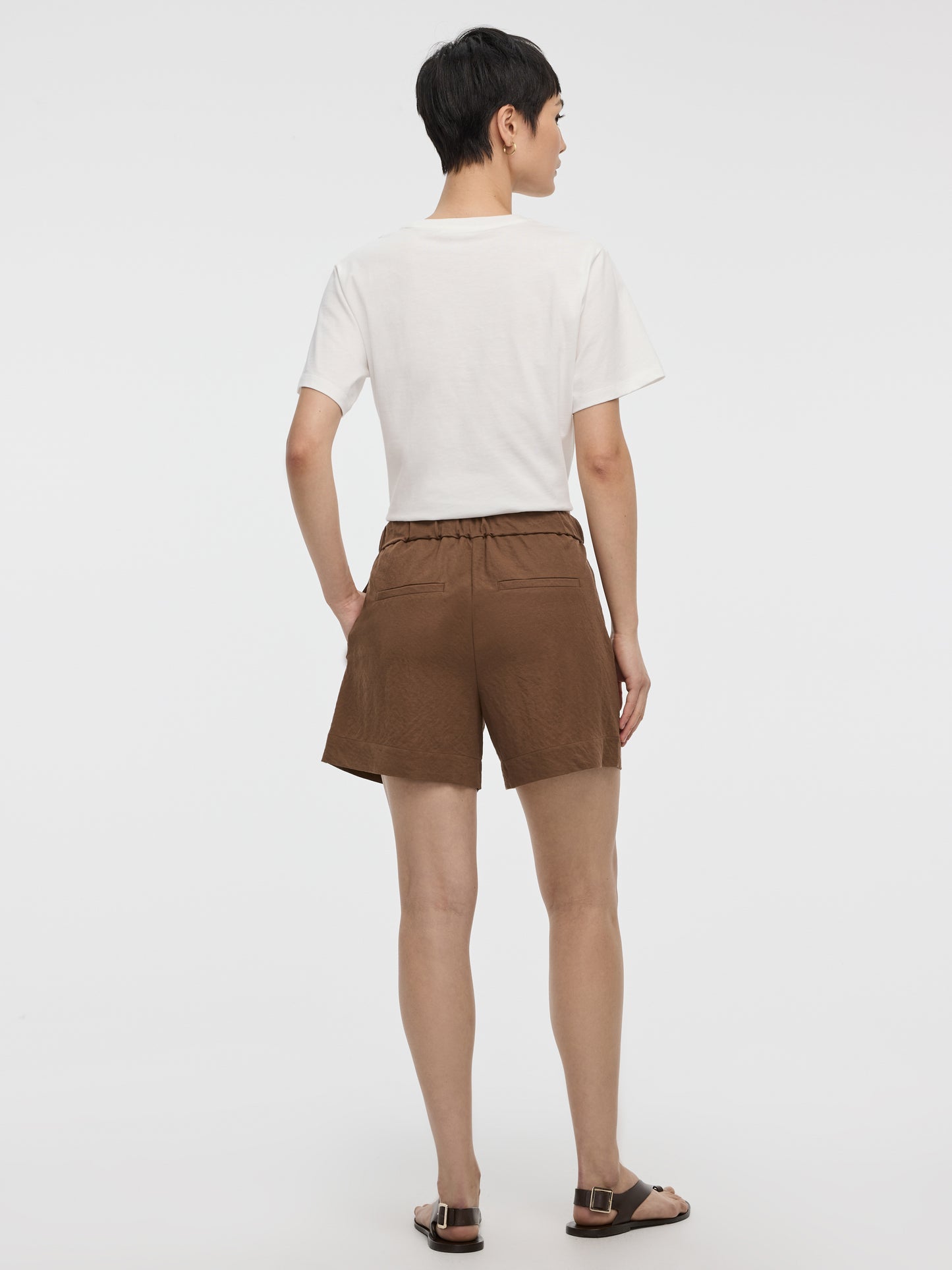 Short à enfiler en tricot 