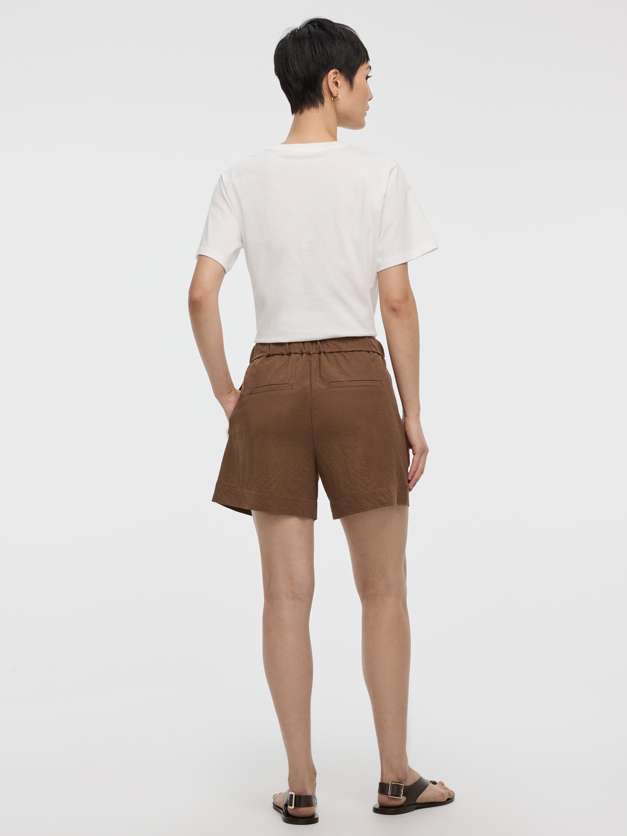 Short à enfiler en tricot 