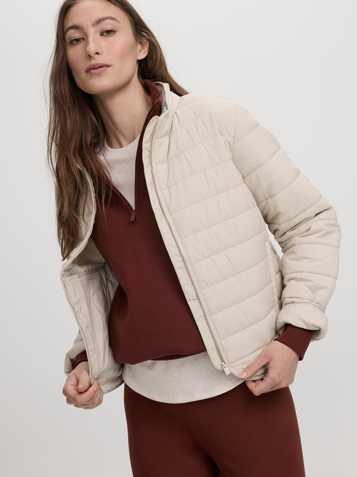Polar Fleece Half-Zip Pullover - Hyba
