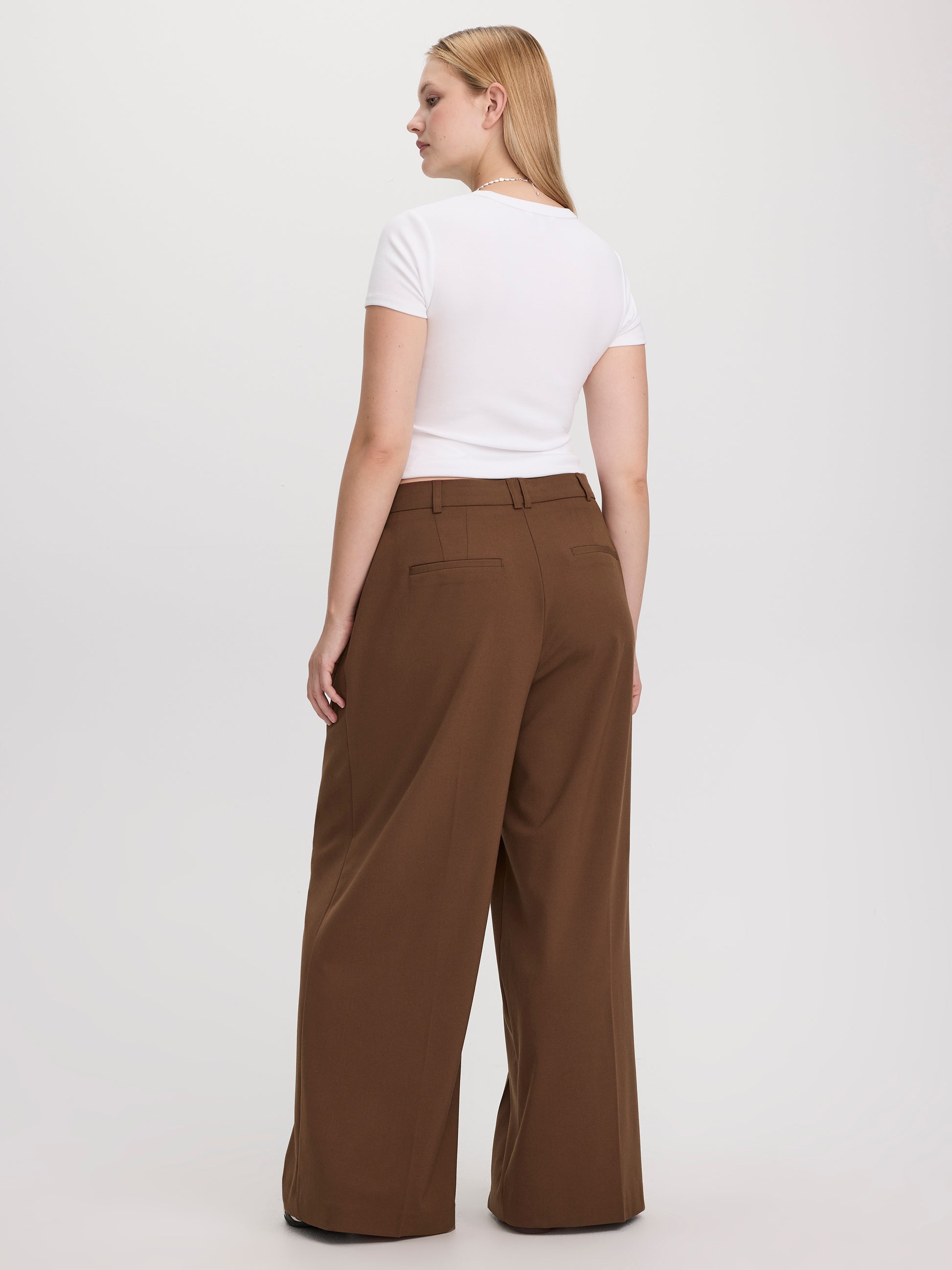 Wide-Leg High-Rise Pants - The Timeless - Curvy Fit