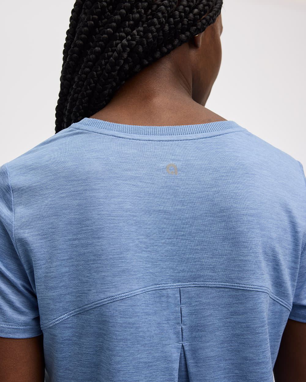 T-shirt à col rond et manches courtes - DRY-LUX (MD) Hyba Essentiels