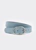 Ceinture en suède bleu
