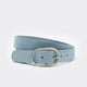 Ceinture en suède bleu