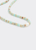 Beaded Short Necklace with Freshwater Pearl