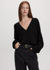 Mohair-Blend V-Neck Cardigan