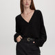 Mohair-Blend V-Neck Cardigan