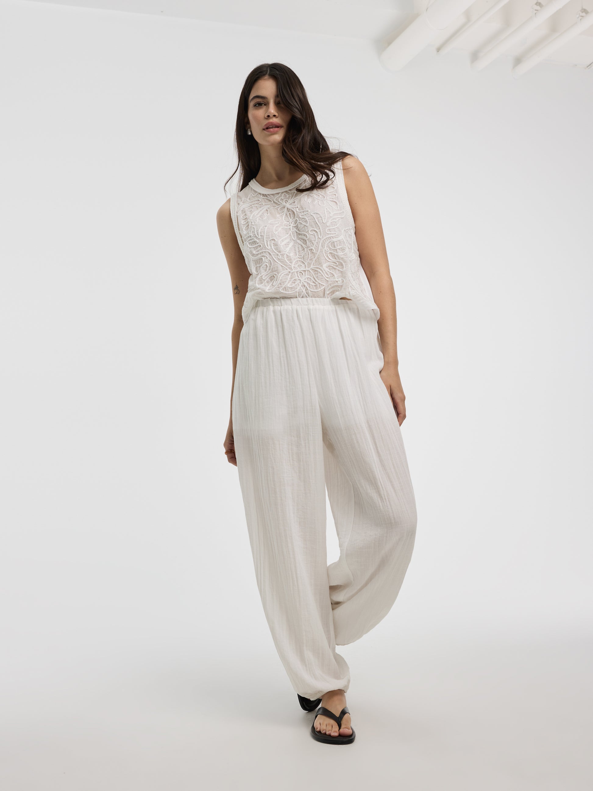 High-Rise Harem Pull-On Pant