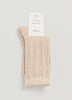 Heart Pointelle Crew Socks