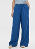 Wide-Leg Linen-Blend Pant