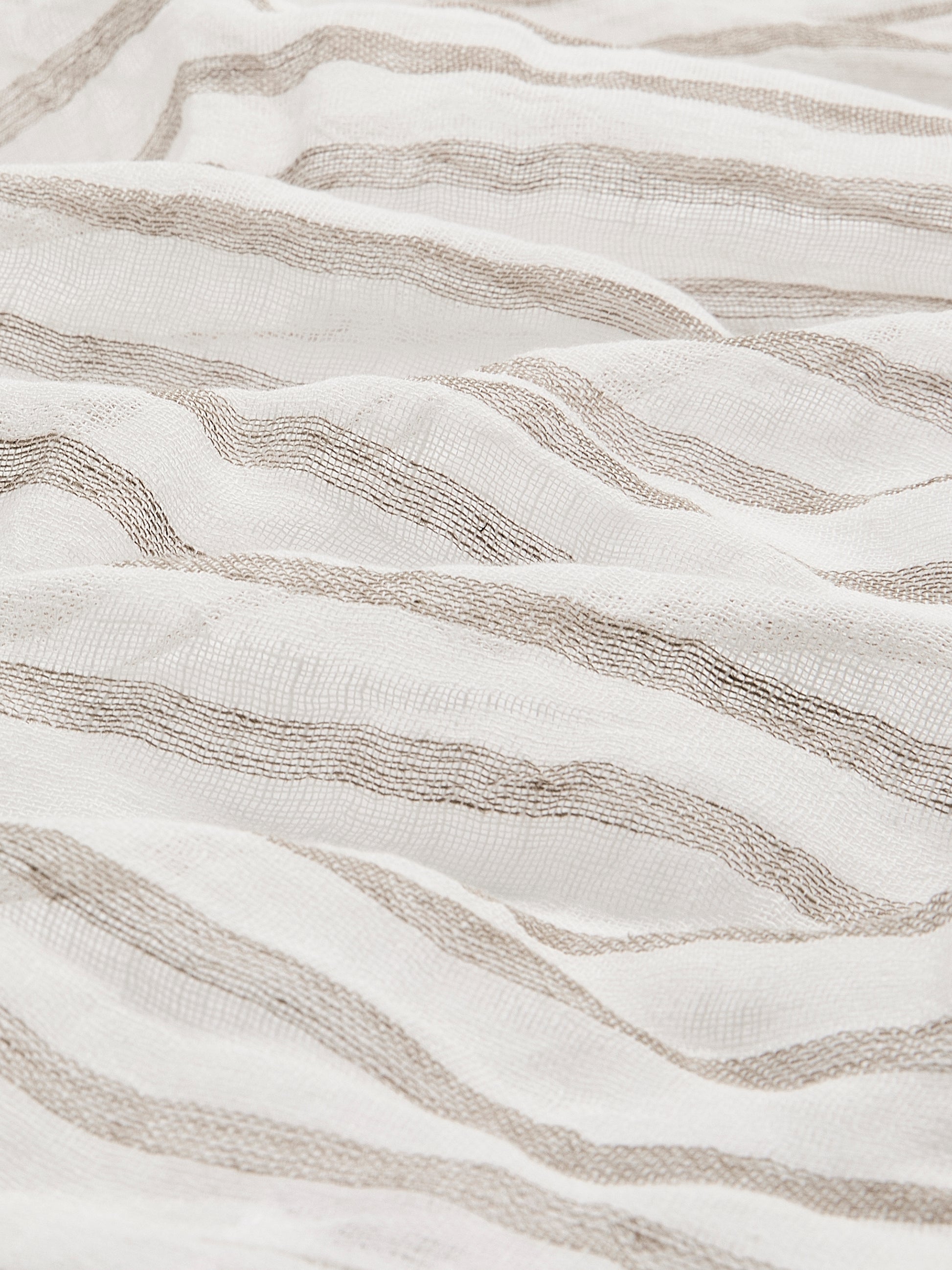 Linen-Blend Oblong Scarf