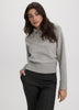 Long-Sleeve Half-Zip Mock-Neck Sweater