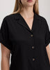 Short-Sleeve Shirt with Notch Collar