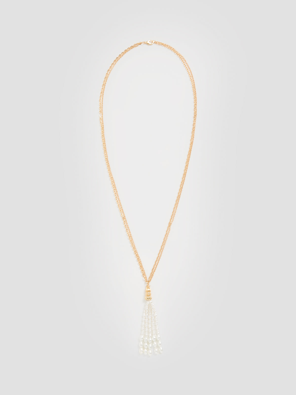 Necklace with Pearl Fringe