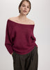 Striped Off-the-Shoulder Sweater