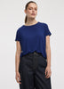 Short-Dolman-Sleeve Boat-Neck T-Shirt