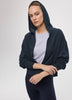 Hooded French Terry Jacket - Hyba