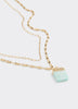 Necklace – Multi Row Design – Metal Imitation Jewelry
