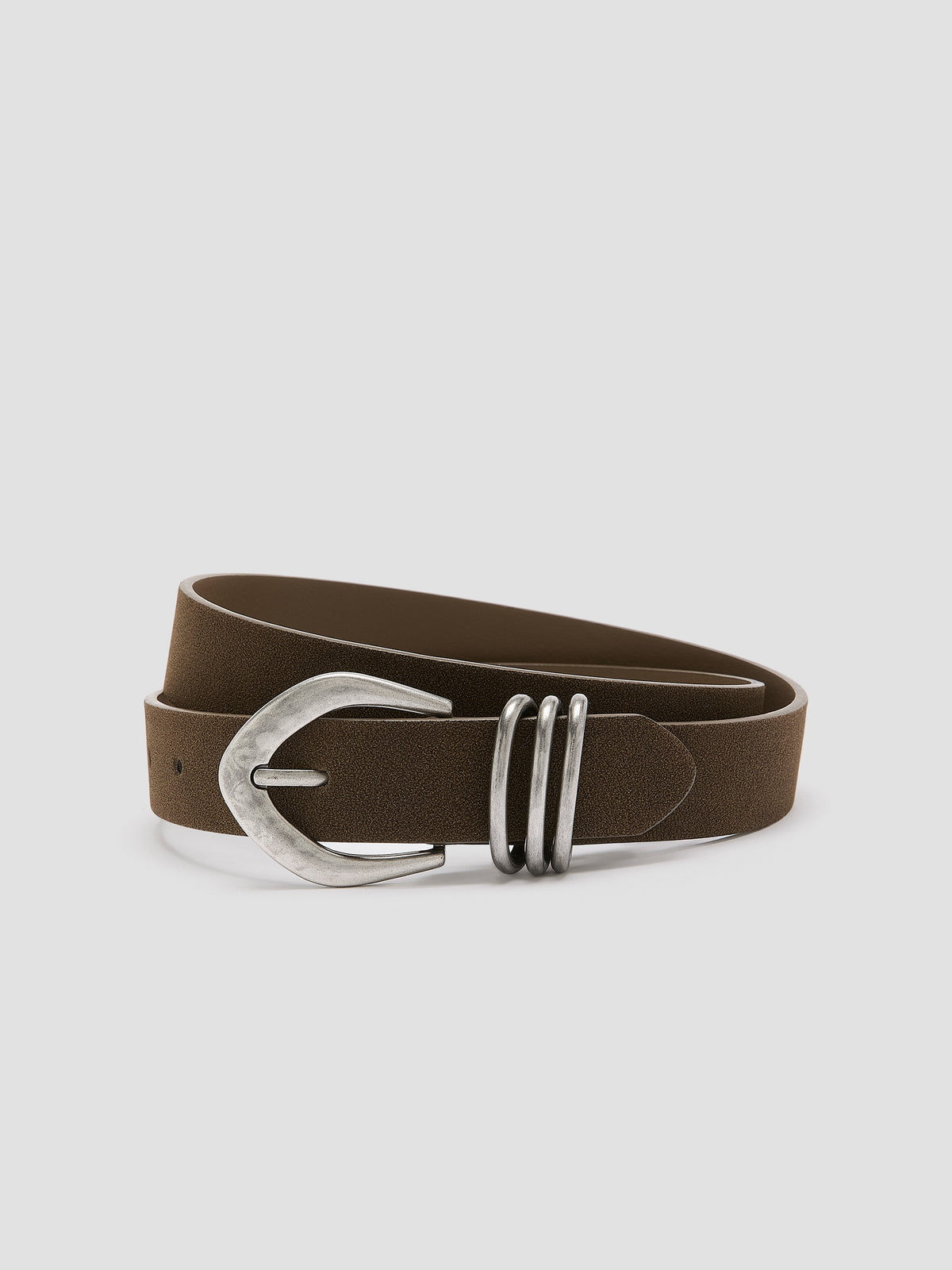 Faux Suede Belt