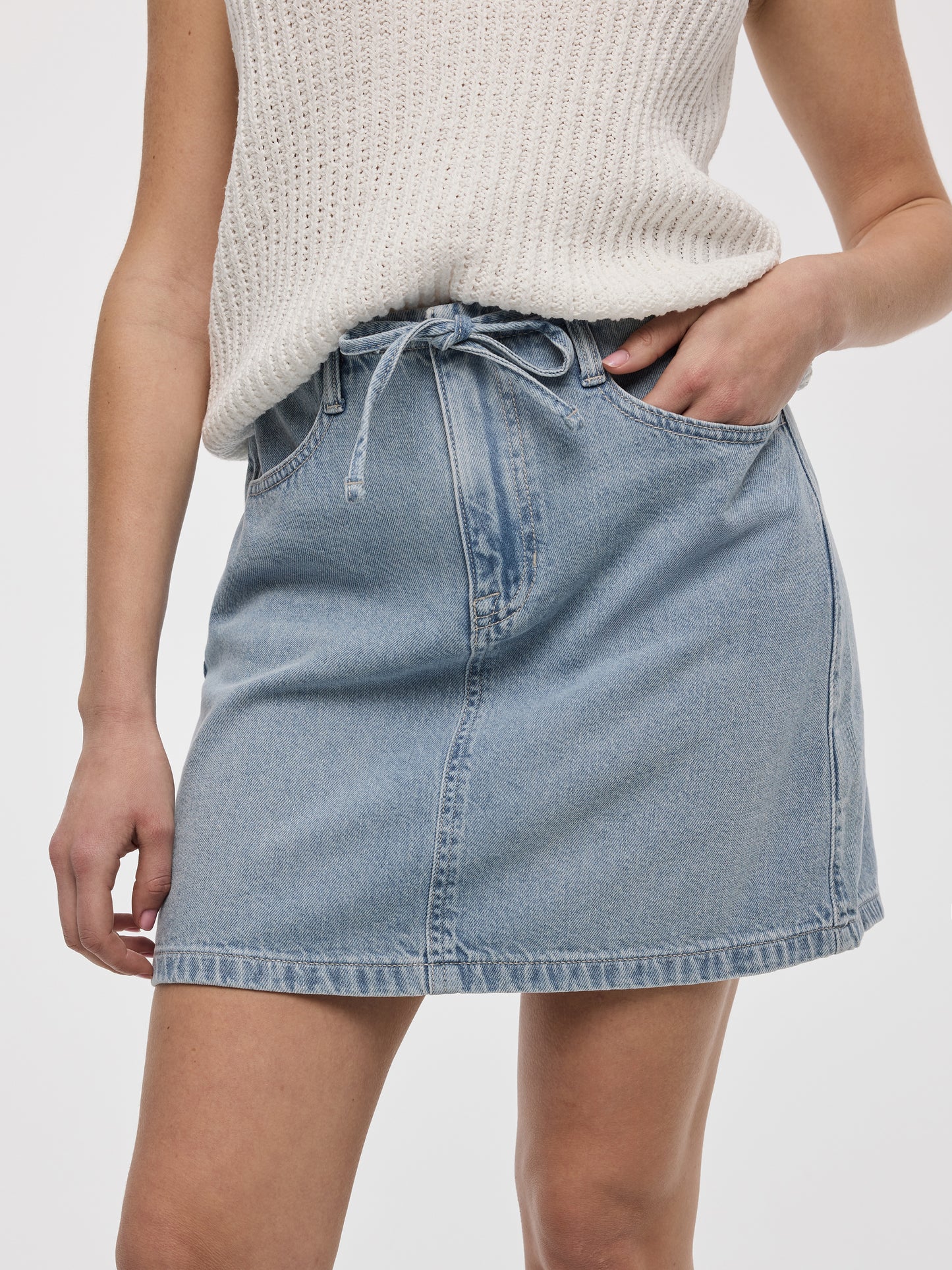 Mini Denim Skirt