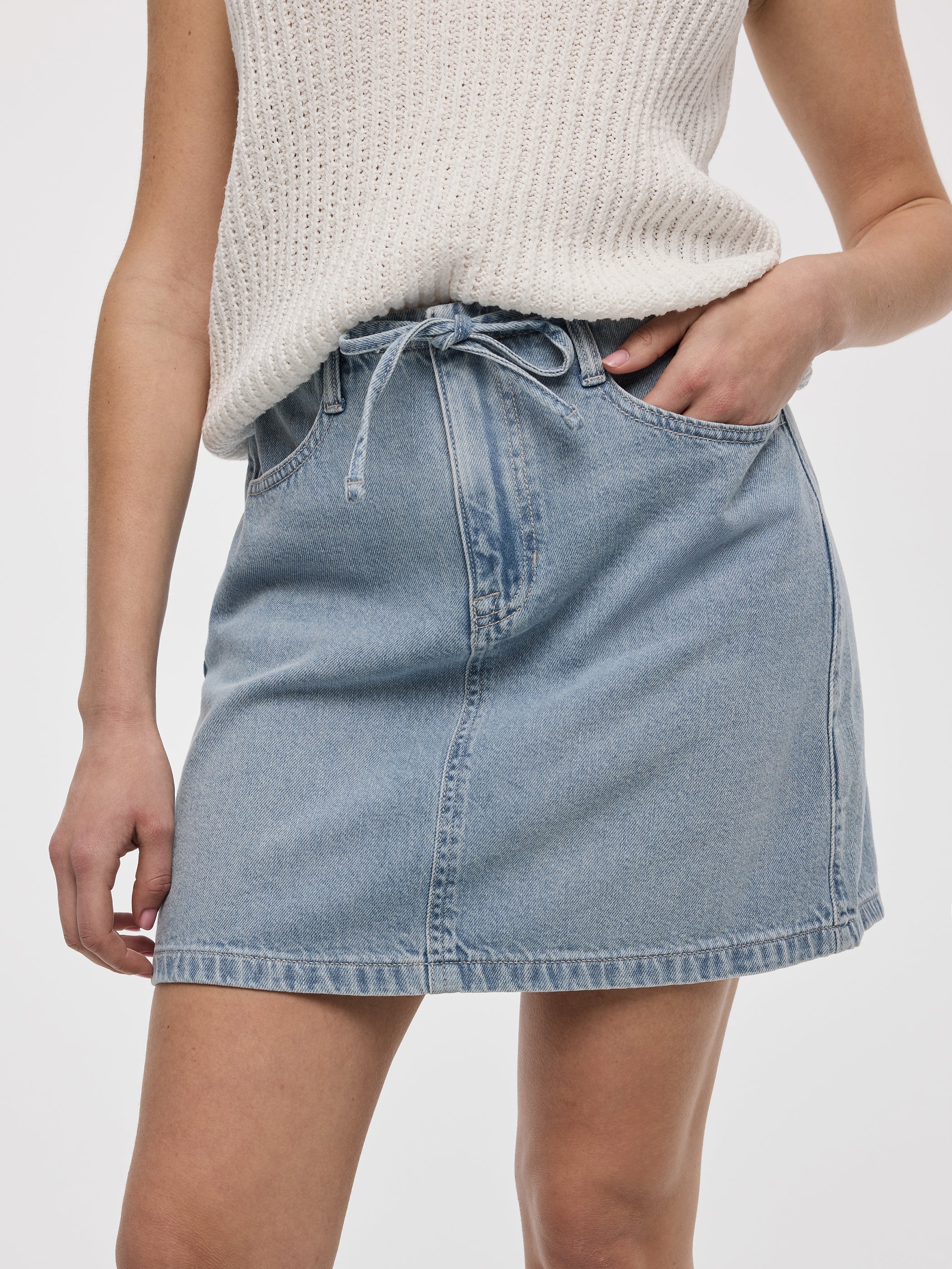 Mini Denim Skirt