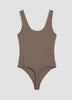 Sleeveless Scoop-Neck Bodysuit