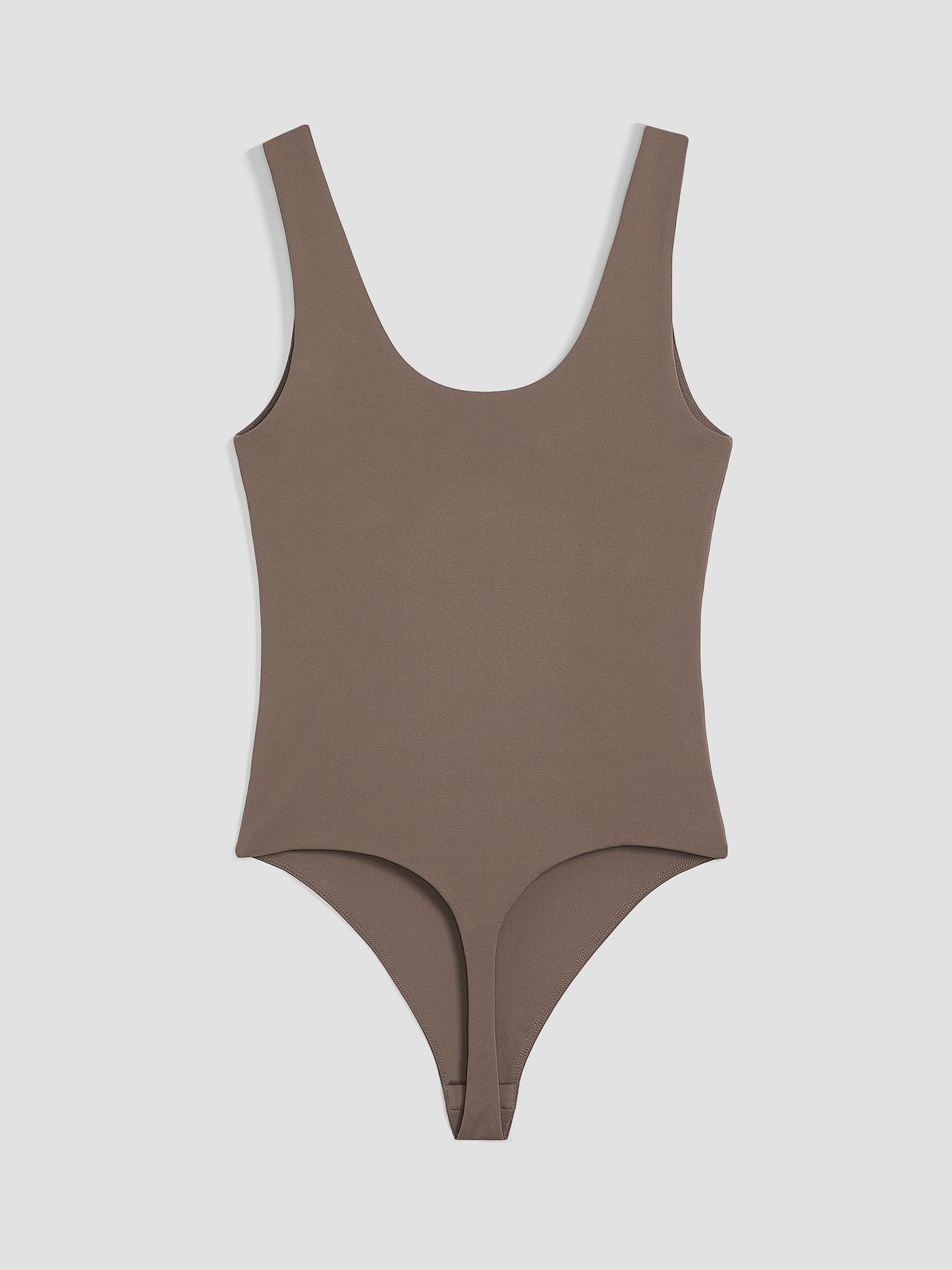 Sleeveless Scoop-Neck Bodysuit