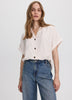 Short-Sleeve Shirt with Notch Collar