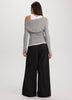 Long-Sleeve Off-the-Shoulder Top with Fooler Insert