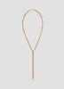 Multichain Y Necklace with Knot