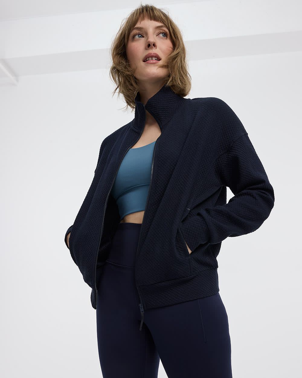 Veste en jacquard texturé - Hyba